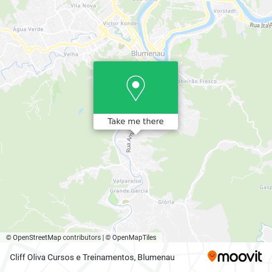 Cliff Oliva Cursos e Treinamentos map