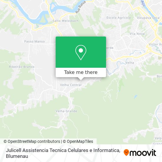 Mapa Julicell Assistencia Tecnica Celulares e Informatica