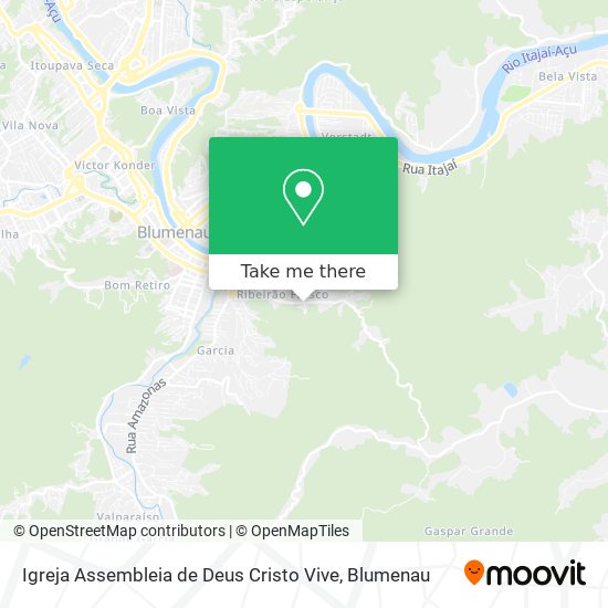 Mapa Igreja Assembleia de Deus Cristo Vive