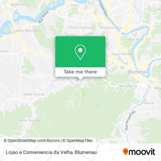 Mapa Lojao e Conveniencia da Velha