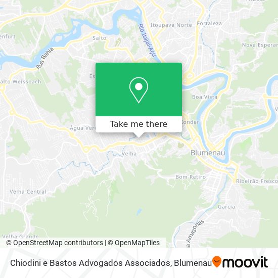 Mapa Chiodini e Bastos Advogados Associados