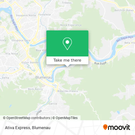 Ativa Express map