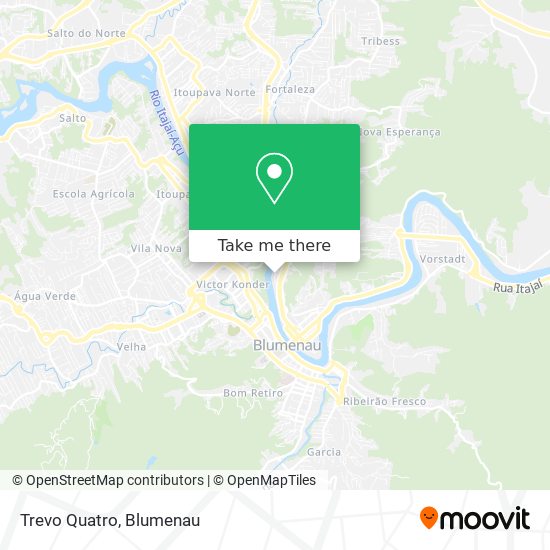 Mapa Trevo Quatro