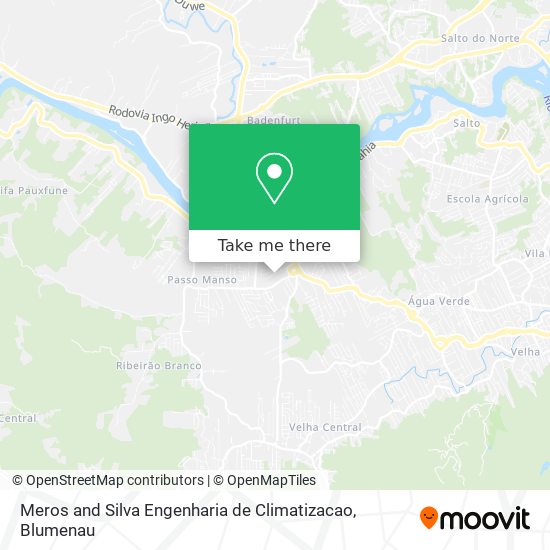 Meros and Silva Engenharia de Climatizacao map