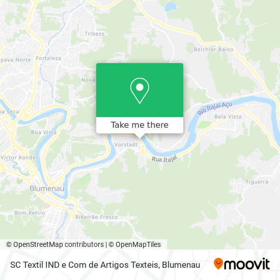 SC Textil IND e Com de Artigos Texteis map