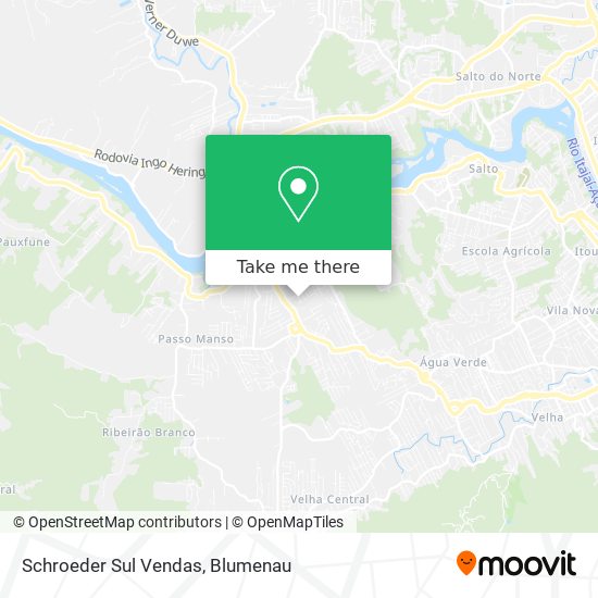 Schroeder Sul Vendas map