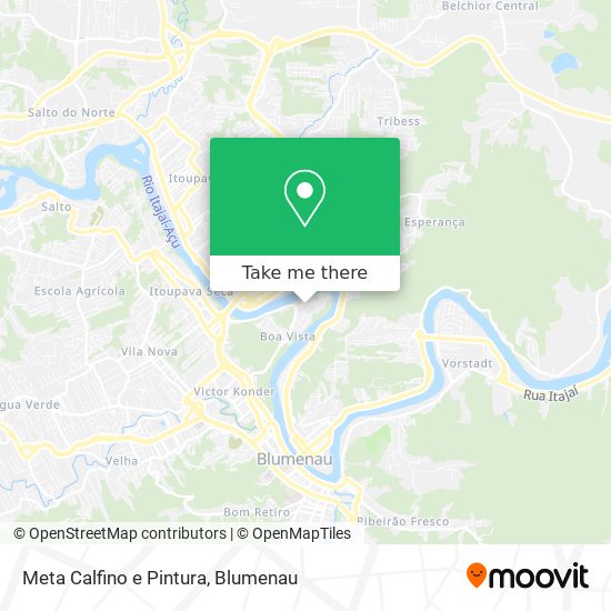 Meta Calfino e Pintura map