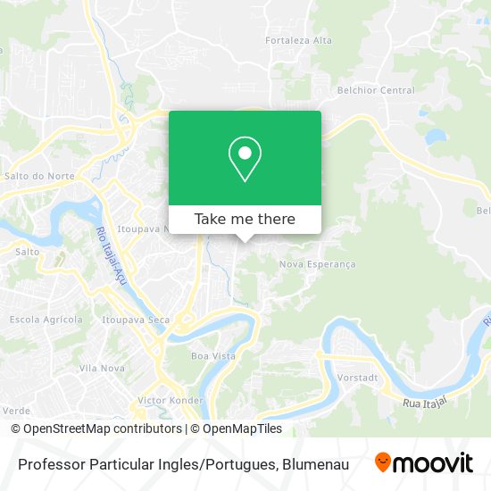 Professor Particular Ingles / Portugues map