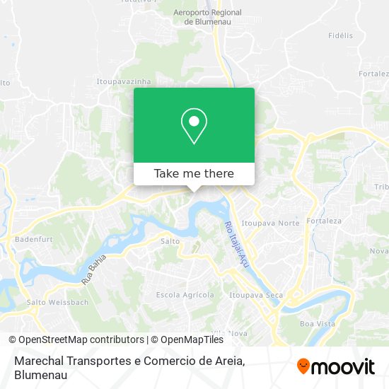 Mapa Marechal Transportes e Comercio de Areia