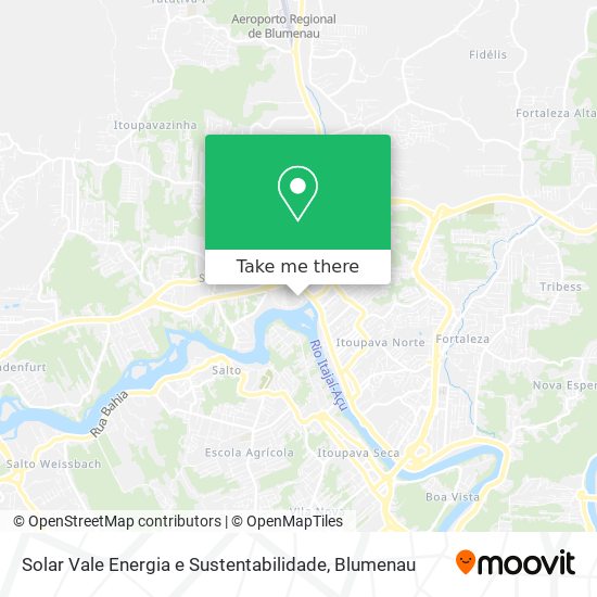 Solar Vale Energia e Sustentabilidade map