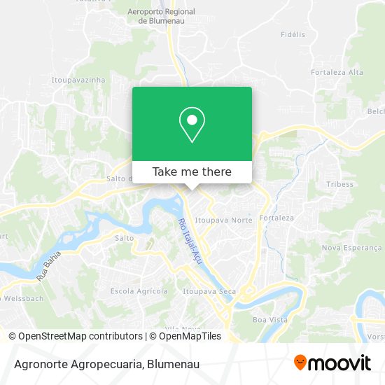 Agronorte Agropecuaria map