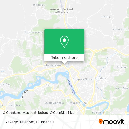 Navego Telecom map