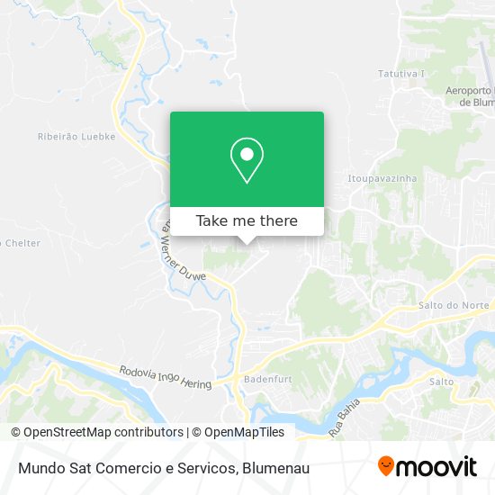 Mundo Sat Comercio e Servicos map