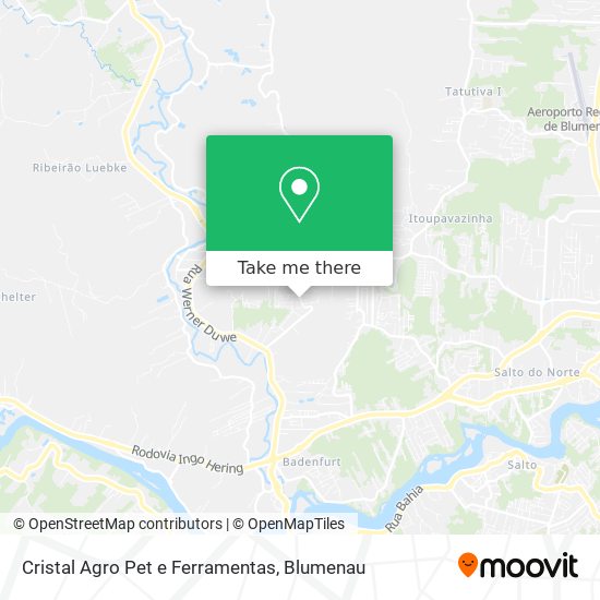 Cristal Agro Pet e Ferramentas map