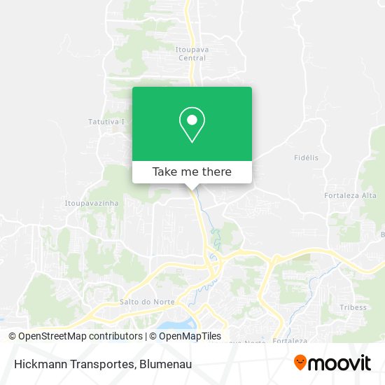 Hickmann Transportes map