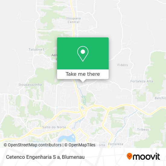 Cetenco Engenharia S a map