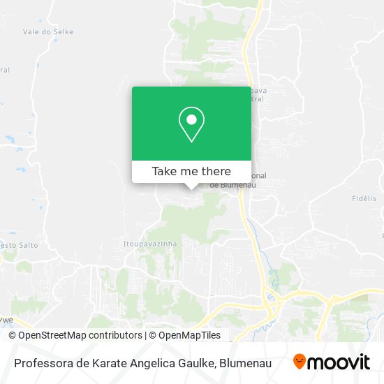 Professora de Karate Angelica Gaulke map