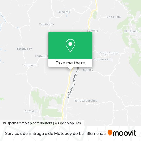 Servicos de Entrega e de Motoboy do Lui map