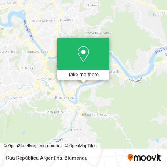 Rua República Argentina map