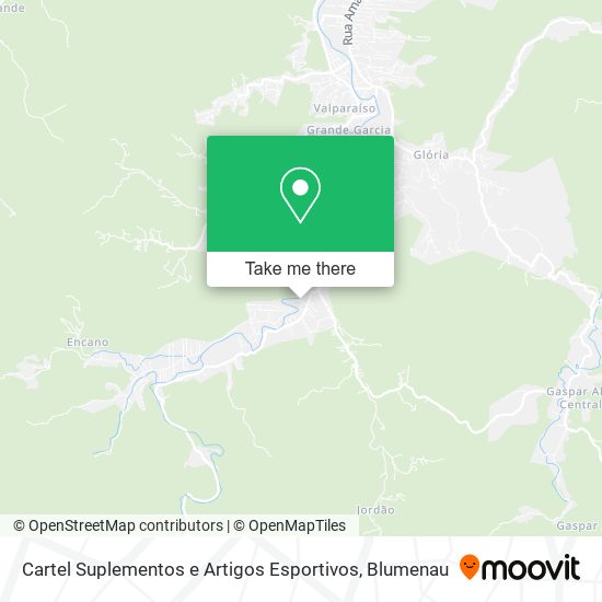 Cartel Suplementos e Artigos Esportivos map