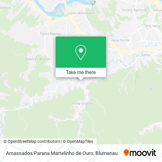 Amassados Parana Martelinho de Ouro map