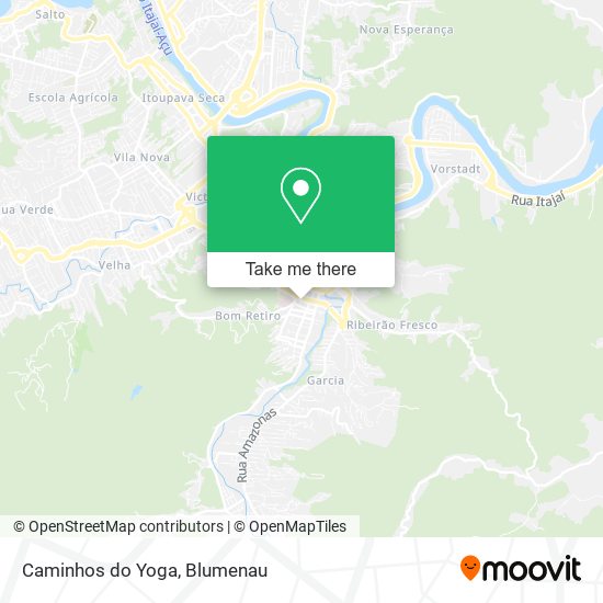 Caminhos do Yoga map