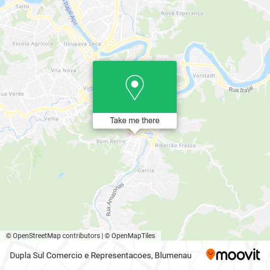 Dupla Sul Comercio e Representacoes map