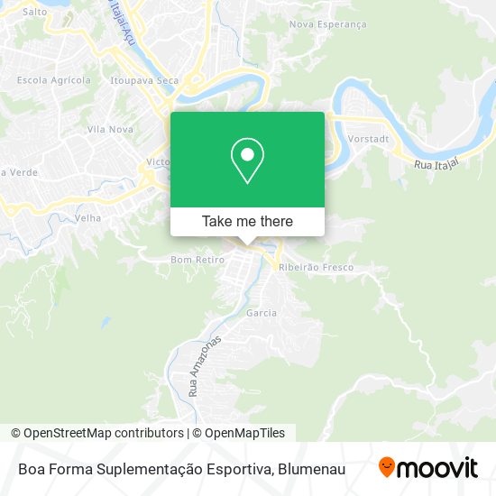 Mapa Boa Forma Suplementação Esportiva