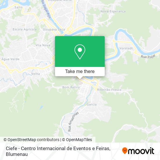 Ciefe - Centro Internacional de Eventos e Feiras map