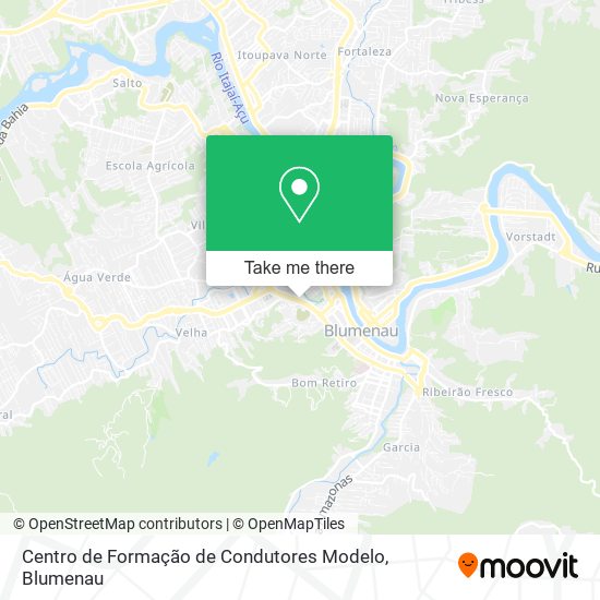 Centro de Formação de Condutores Modelo map