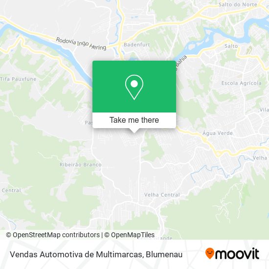 Mapa Vendas Automotiva de Multimarcas