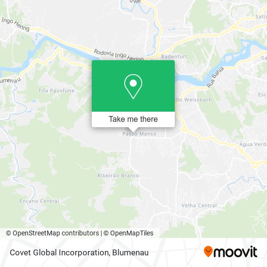 Covet Global Incorporation map