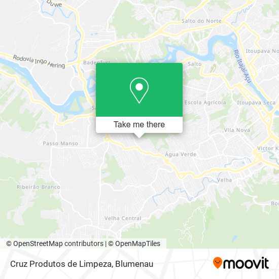 Cruz Produtos de Limpeza map