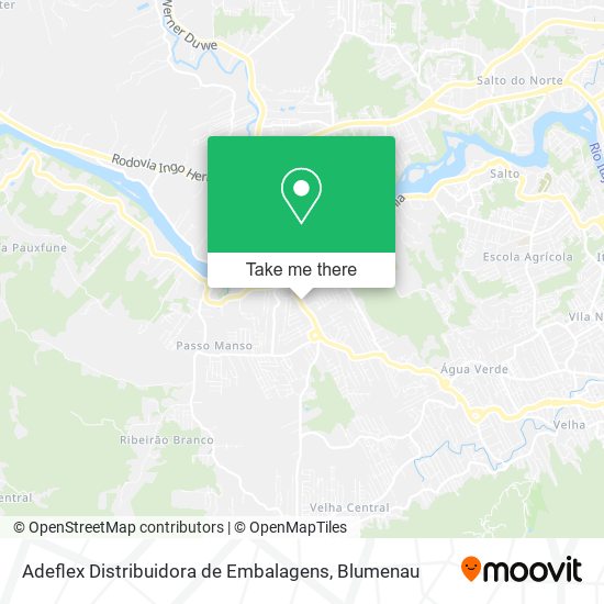 Adeflex Distribuidora de Embalagens map