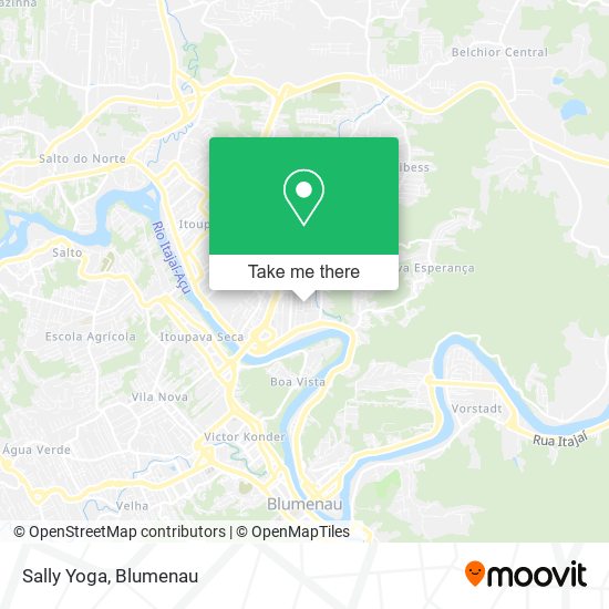 Sally Yoga map