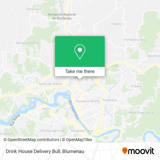 Mapa Drink House Delivery Bull