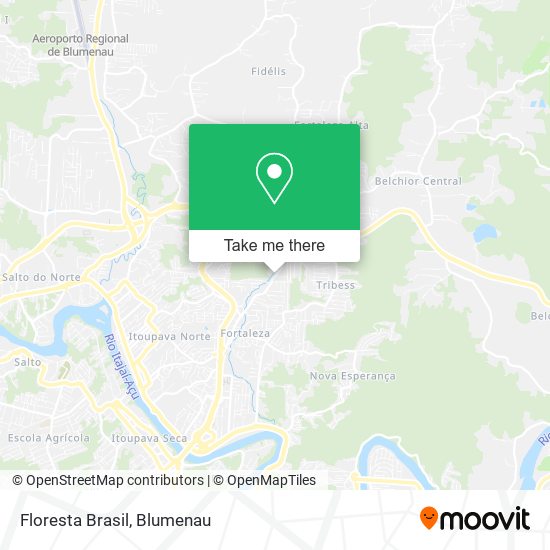 Floresta Brasil map