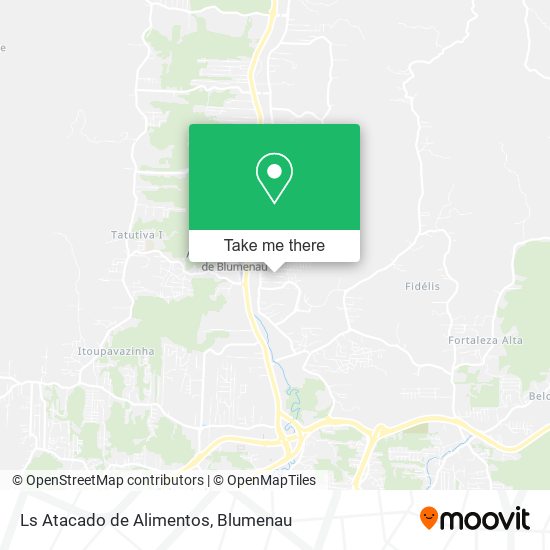 Ls Atacado de Alimentos map