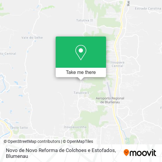 Novo de Novo Reforma de Colchoes e Estofados map