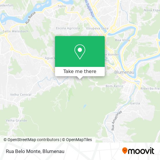 Mapa Rua Belo Monte