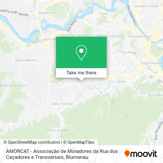 AMORCAT - Associação de Moradores da Rua dos Caçadores e Transversais map