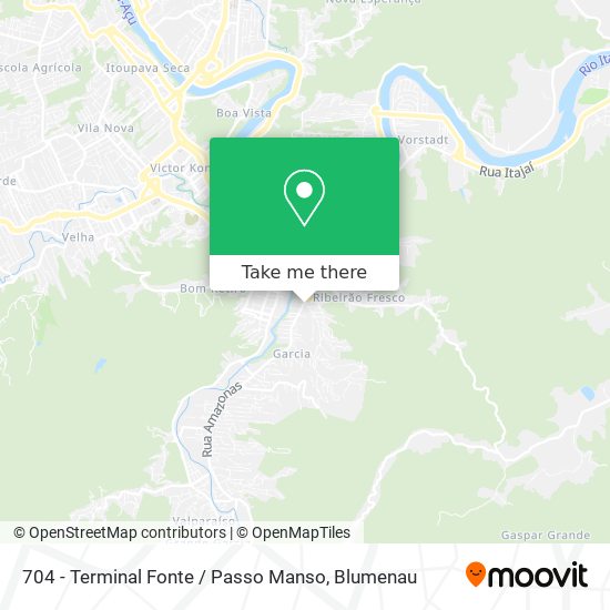 Mapa 704 - Terminal Fonte / Passo Manso