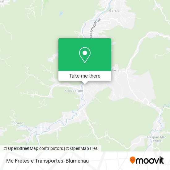 Mc Fretes e Transportes map