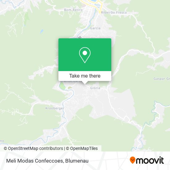 Meli Modas Confeccoes map
