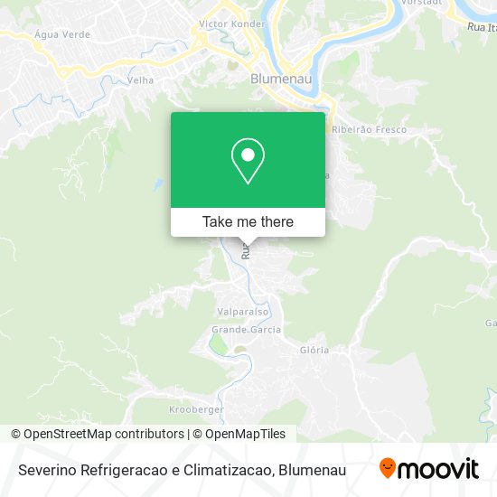 Mapa Severino Refrigeracao e Climatizacao