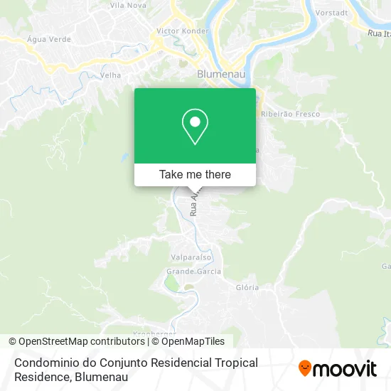 Condominio do Conjunto Residencial Tropical Residence map