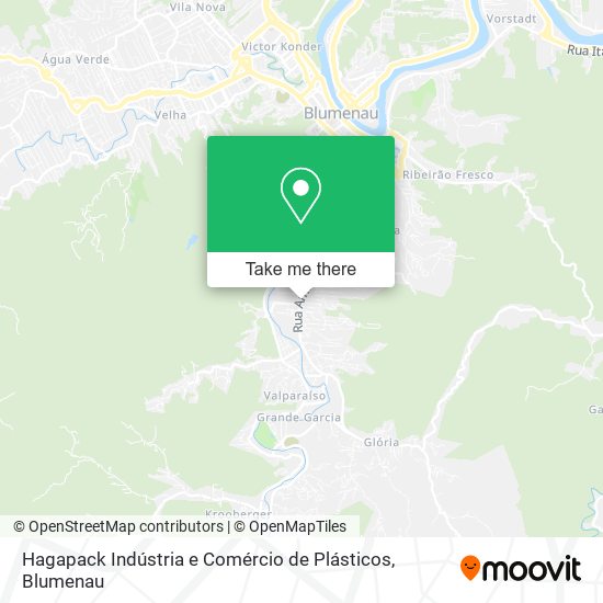 Mapa Hagapack Indústria e Comércio de Plásticos