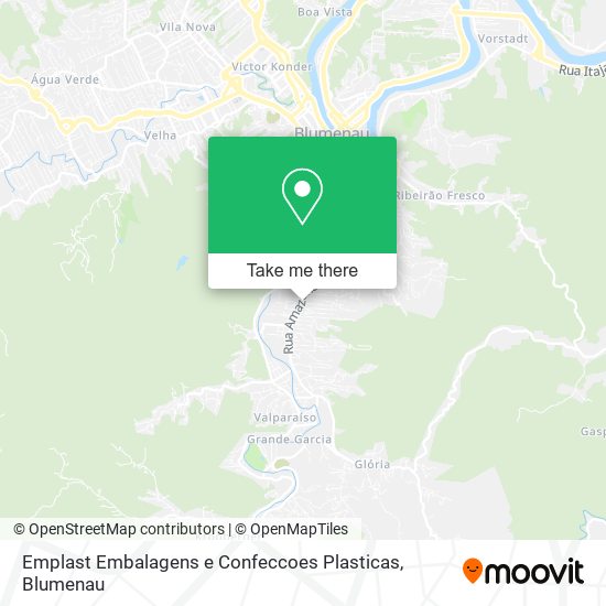 Mapa Emplast Embalagens e Confeccoes Plasticas