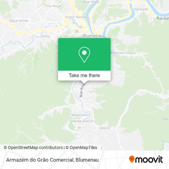 Mapa Armazém do Grão Comercial