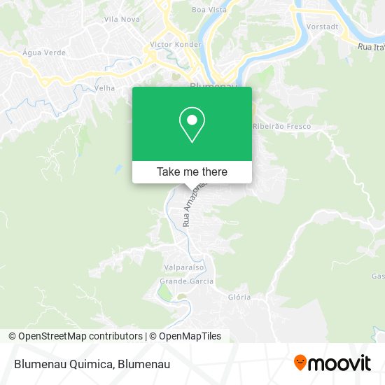 Blumenau Quimica map